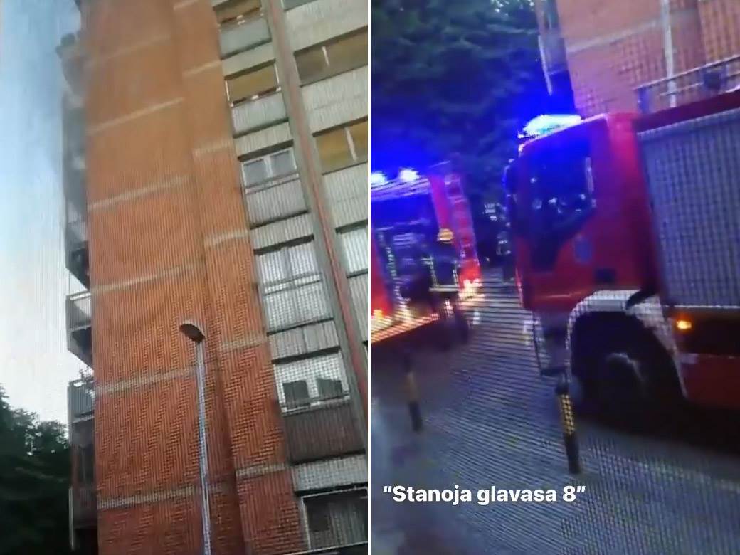  požar u centru beograda 