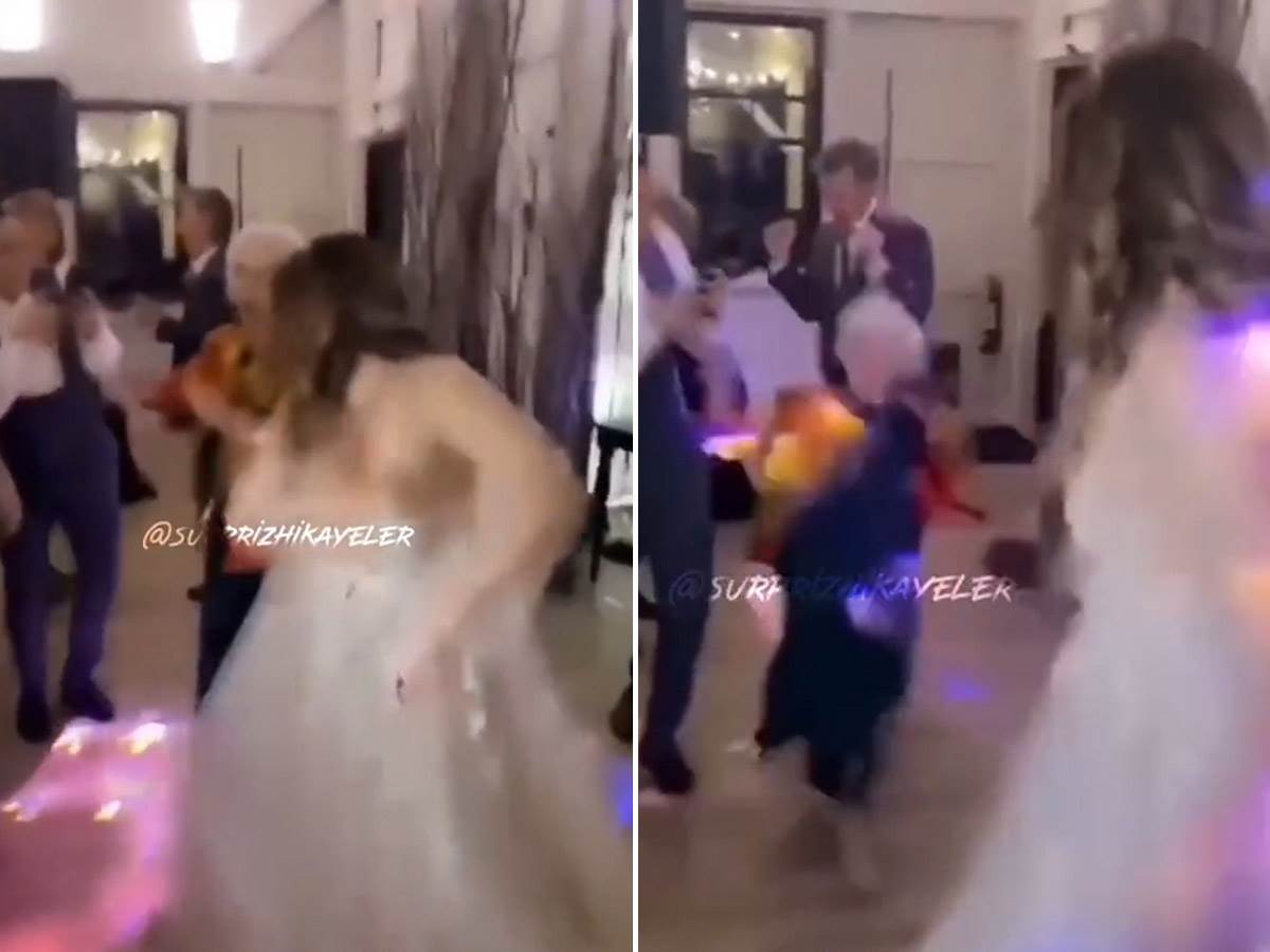  Mlada udarila babu na venčanju 