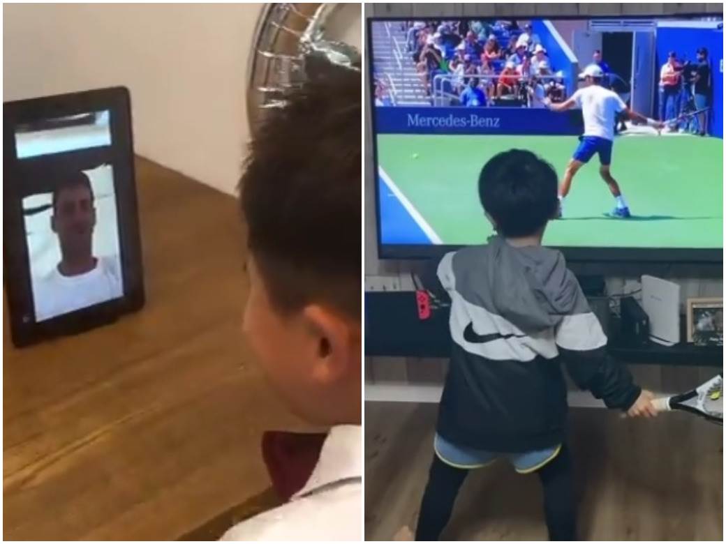  Novak Đoković čestitao rođendan malom japanskom teniseru Kođiru video 