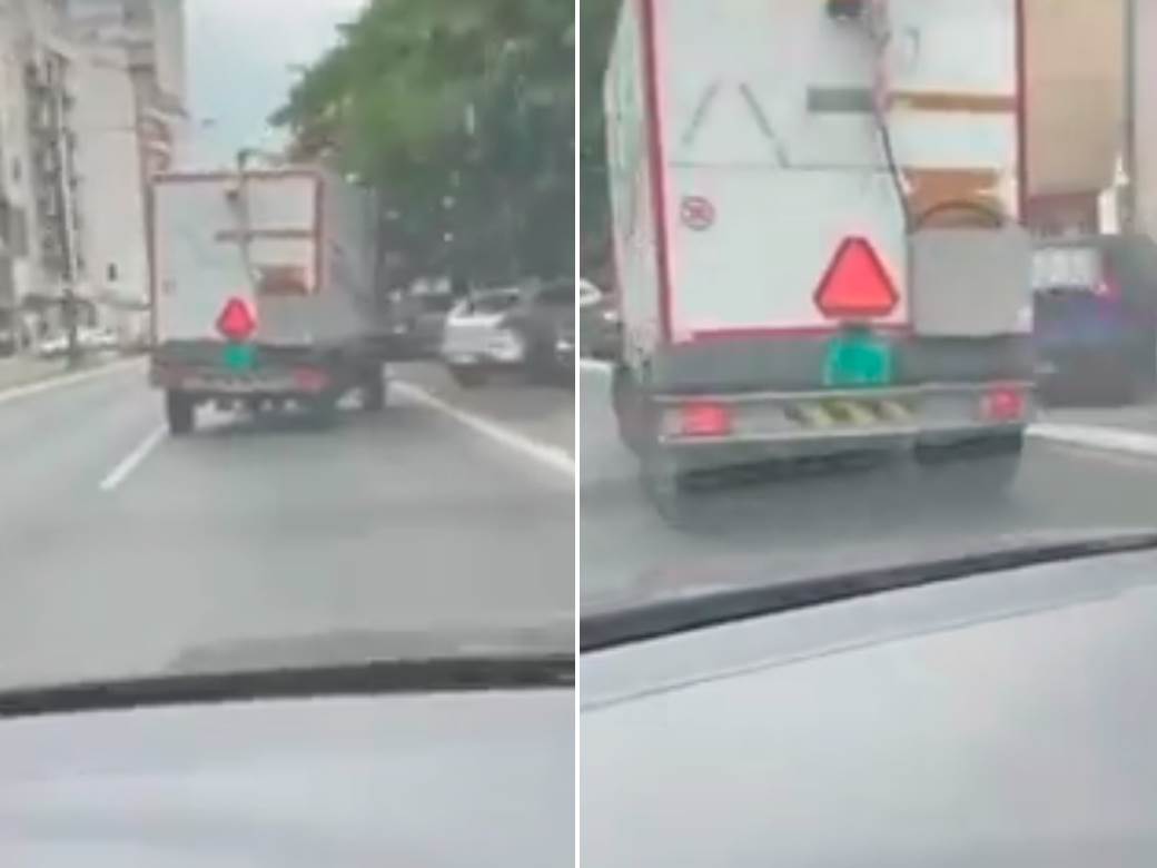 Čovek vozio kamion ukoso u Beogradu 