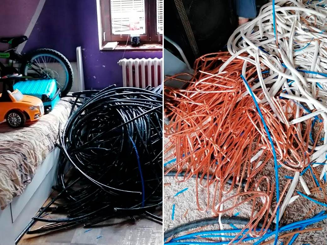  Ukrao bakarne kablove sa gradilišta u Batajnici 