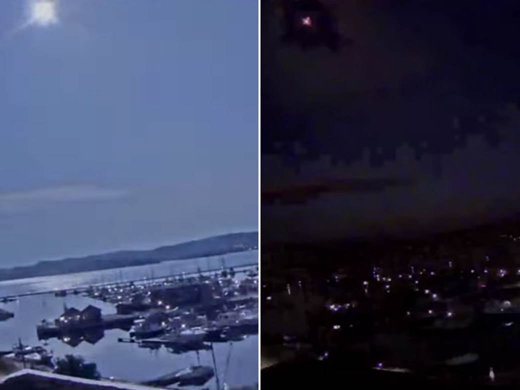  Meteor proleteo iznad Norveške 