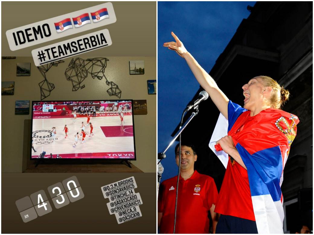  Amerikanka Danijel Pejdž navija za Srbiju na Olimpijskim igrama 