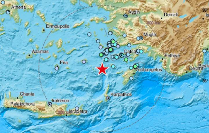  Zemjotres u Egejskom moru 