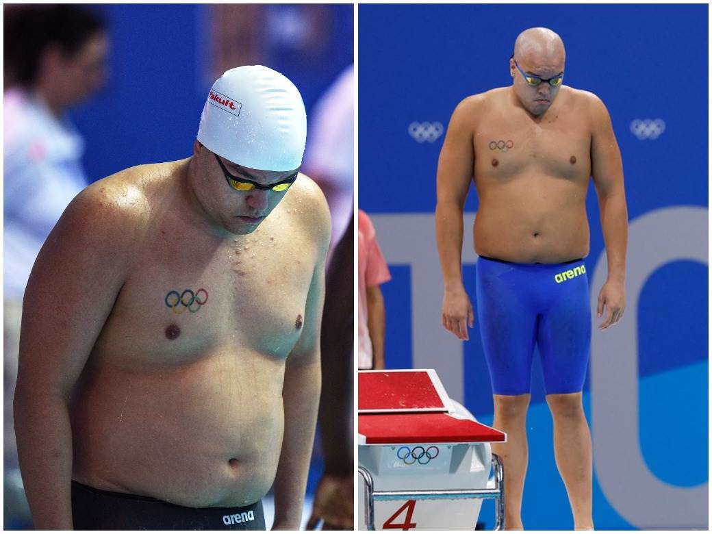  Plivač sa velikim stomakom postao hit na Olimpijskim igrama 
