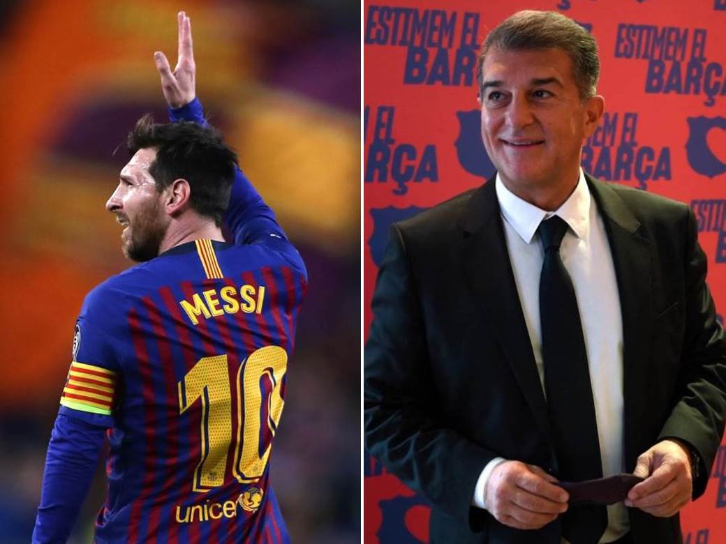  Lionel Mesi napušta Barselonu obraćanje predsednika kluba Đoana Laporte 