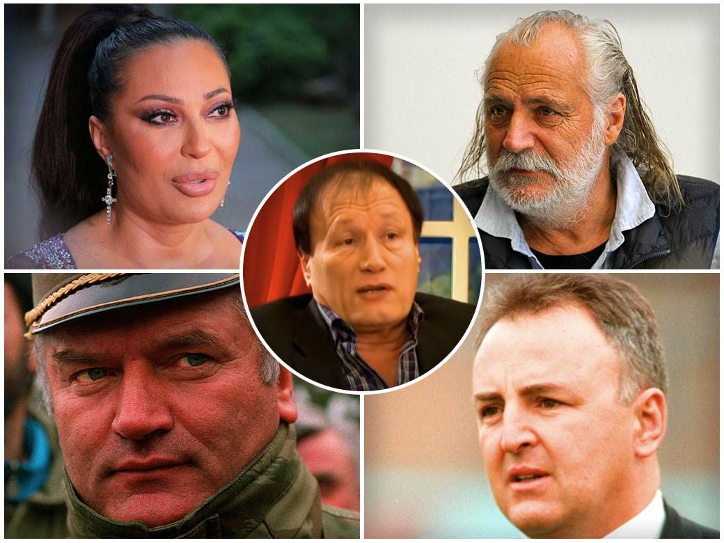 Ceca, Arkan, Rade Šerbedžija, Ratko Mladić, Vlada Perović 