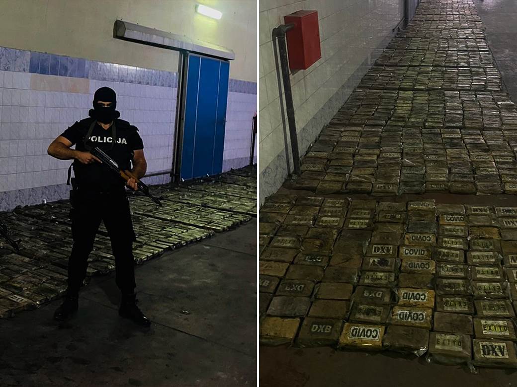  Detalji zaplene kokaina u Crnog Gori 