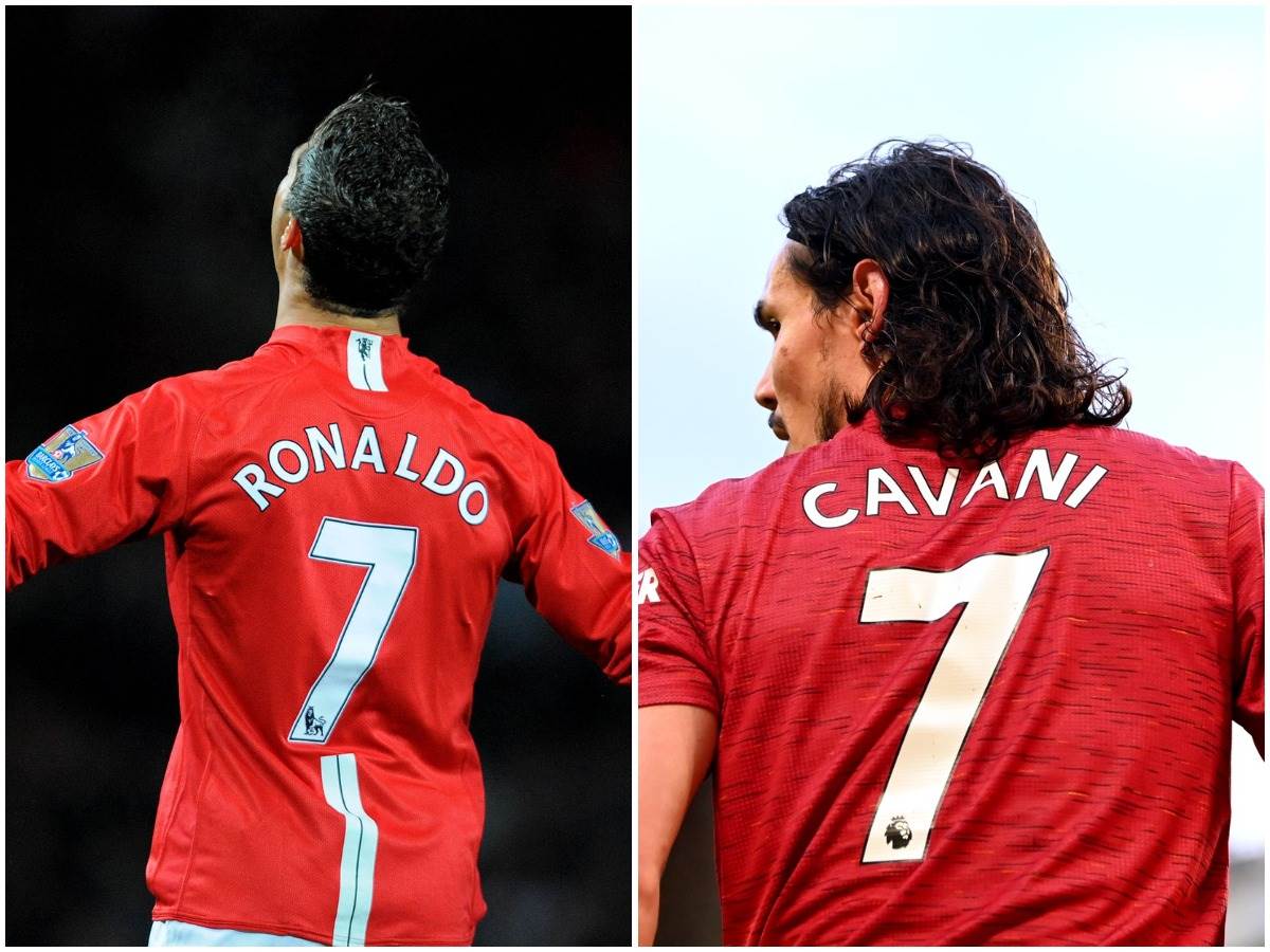  Kristijano Ronaldo i Edinson Kavani obojica nose 7 u Mančester junajtedu 