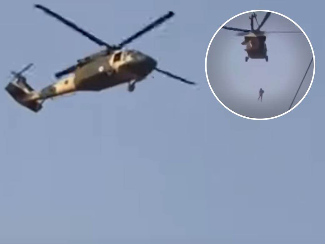  Snimak talibana u američkom helikopteru 