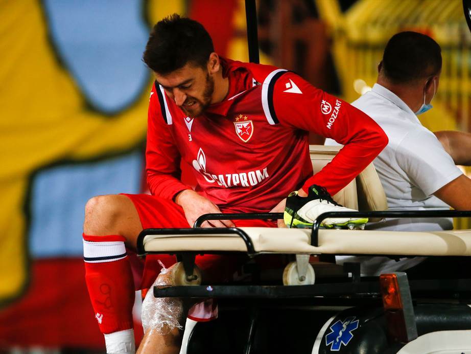  Pavkov povredio koleno pred Zvezdine mečeve sa Bragom i Partizanom 
