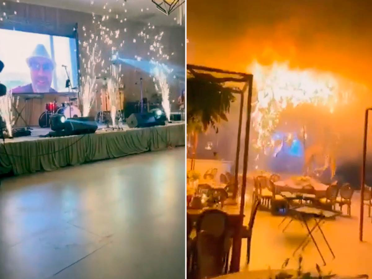  Izbio požar na svadbi 