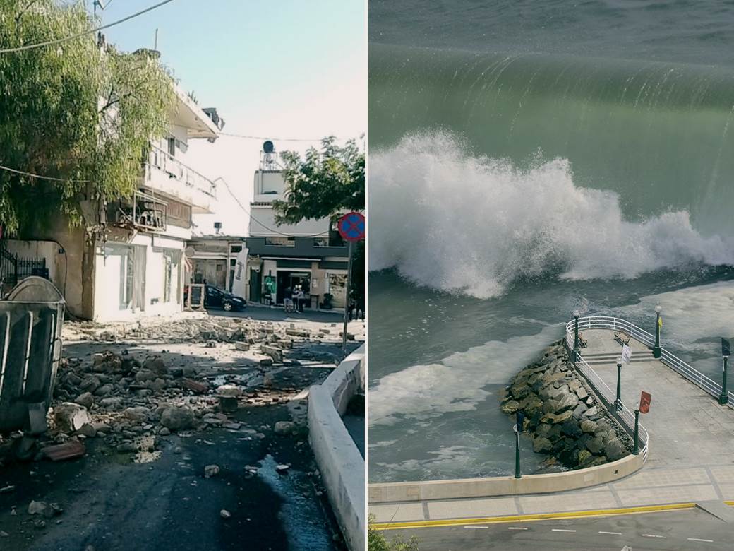  Strah od cunamija nakon zemljotresa u Grčkoj 
