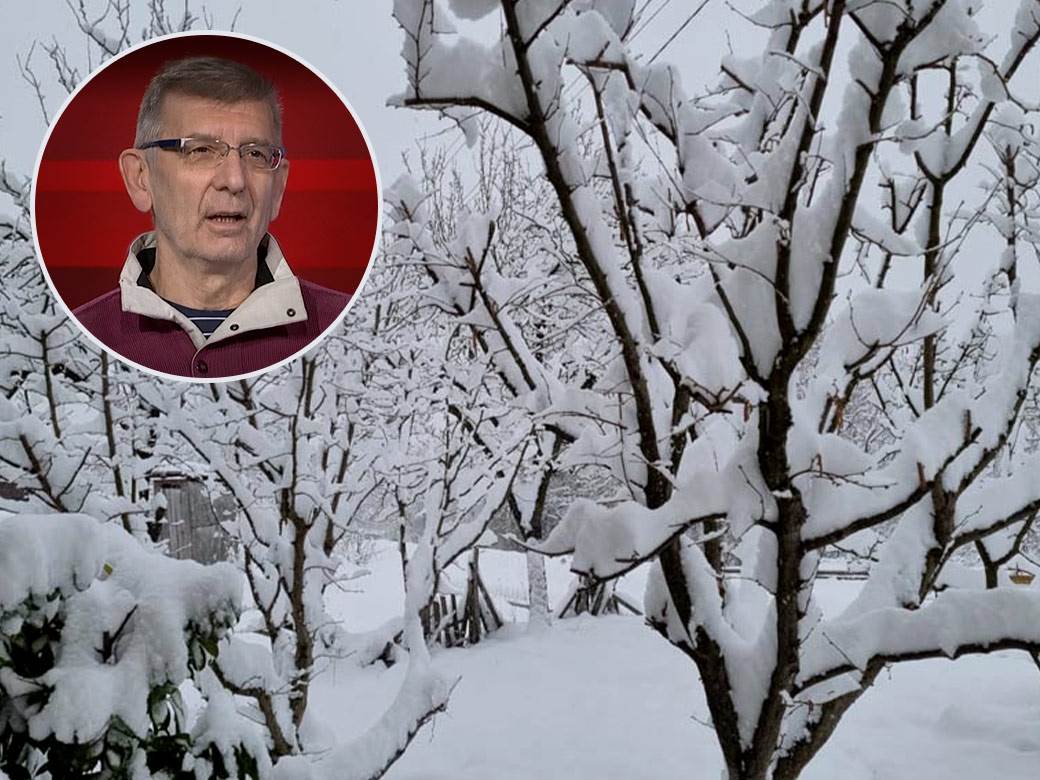 Srpski meteorolog najavio sneg 