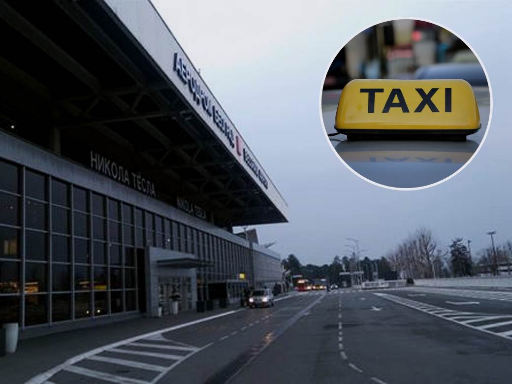  Taksisti na beogradskom aerodromu neće da voze mušterije 