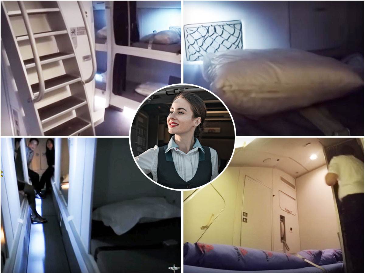  Gde spavaju stjuardese u avionu 