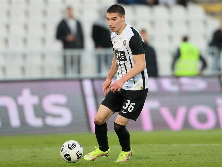  Nikola Terzić dva gola za Partizan protiv TSC 