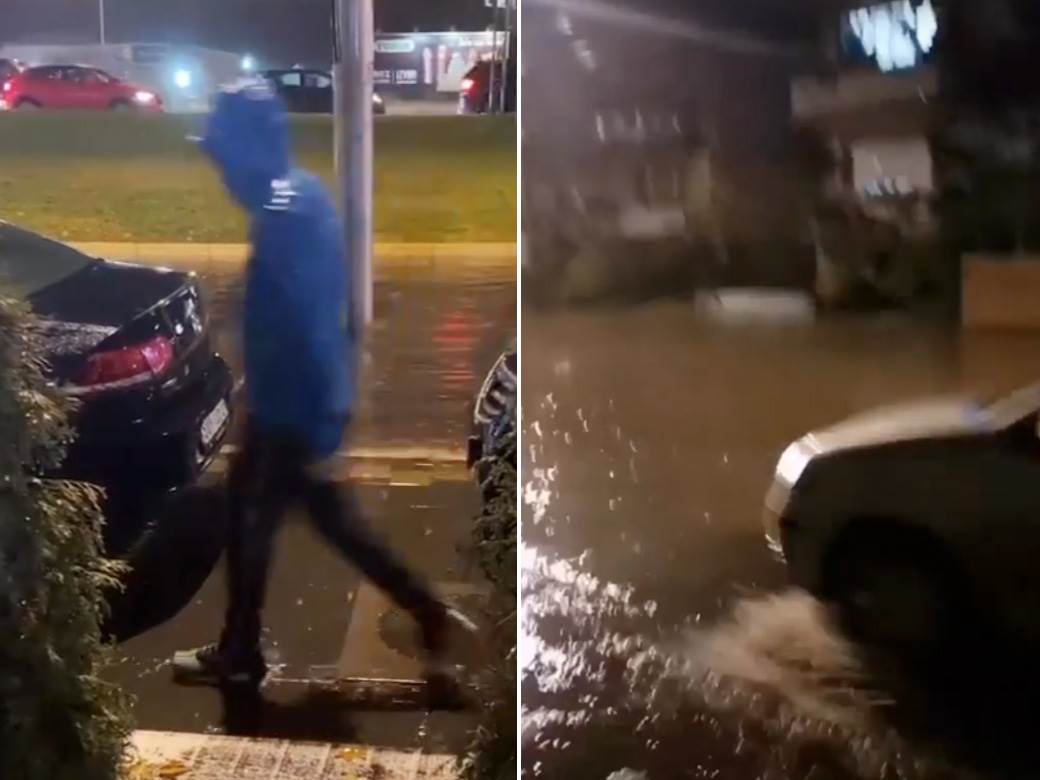  Kiša napravila haos na ulicama Beograda 