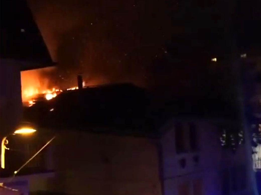  Prvi snimak požara na Vračaru 