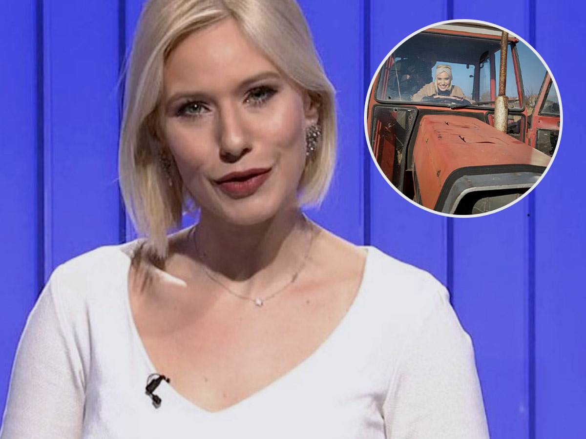  Marija Veljković novi početak slike na traktoru i u štali 