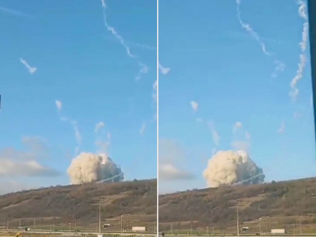  Novi snimak eksplozije u Leštanima 
