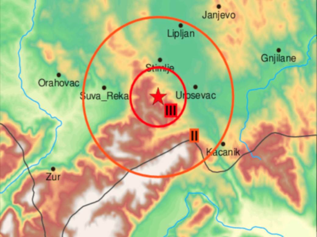  Novi zemljotres u Srbiji 