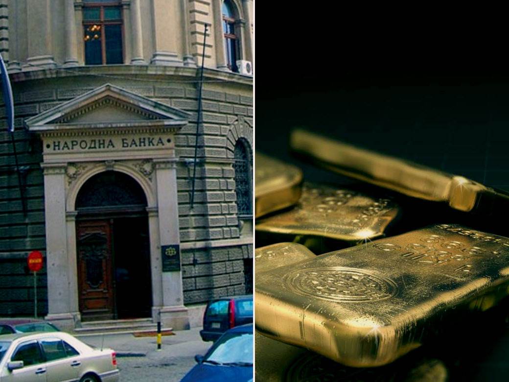  Narodna banka, Poluge zlata 