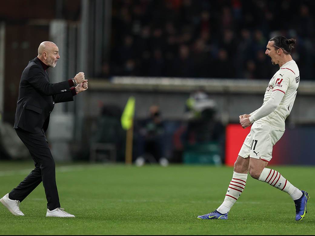 Milan pobedio Đenovu Andrea Ševčenka Zlatan Ibrahimović dao gol iz slobodnog udarca 