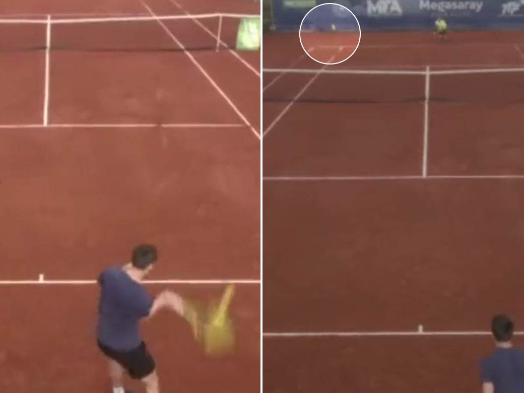  Neverovatan potez u tenisu zbog vetra snimak 