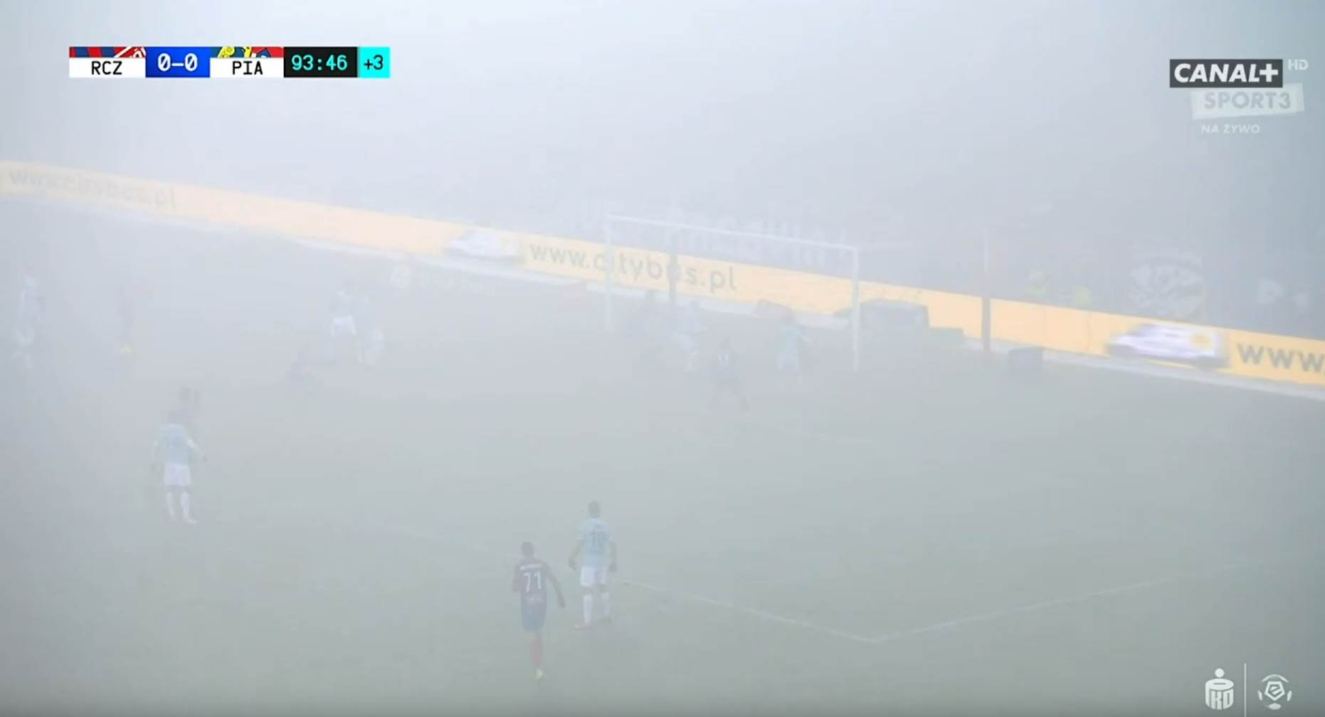  Nevidljivi gol na fudbalskoj utakmici zbog magle 