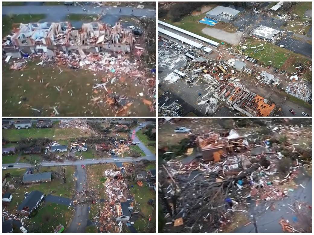  Više od 70 mrtvih nakon tornada u Kentakiju 
