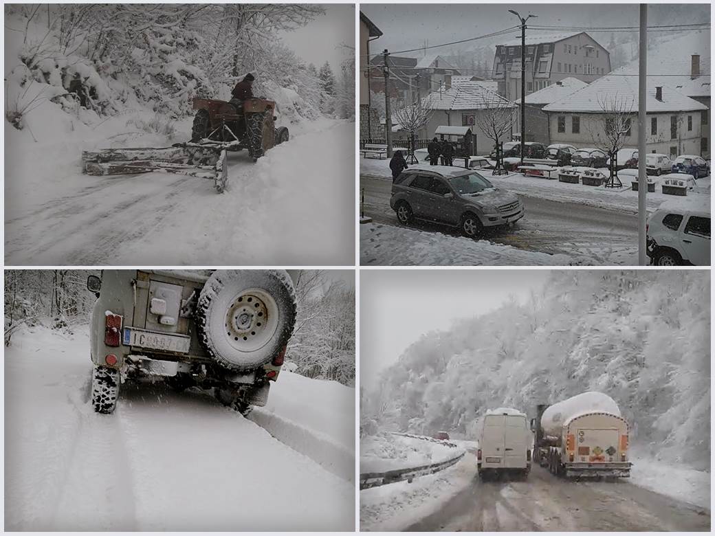  Vanredna situacijama u pet opština zbog snega 