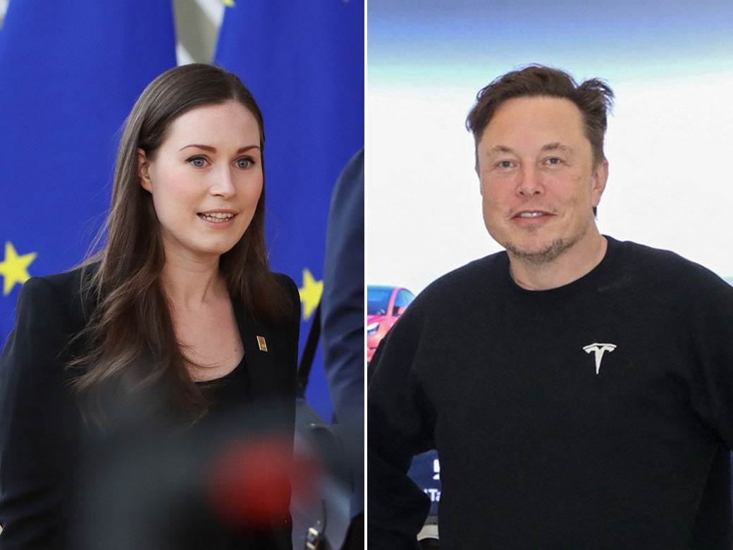  Sana Marin, Elon Musk 