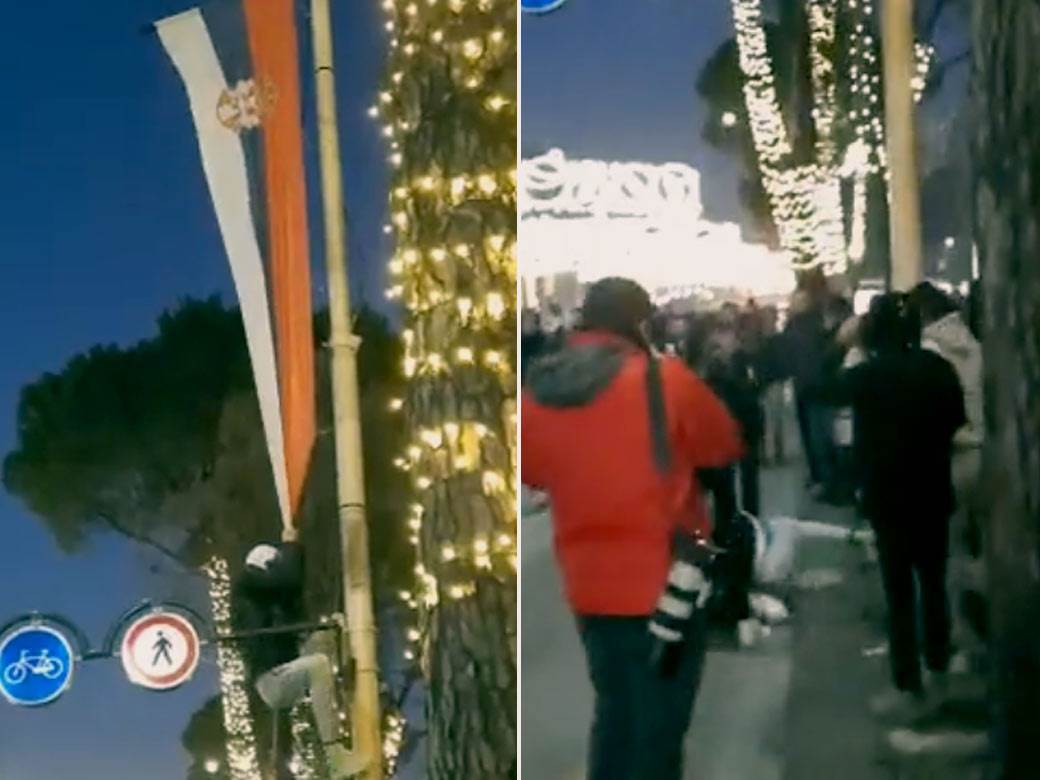  U Tirani palili srpsku zastavu tokom Vučićeve posete 