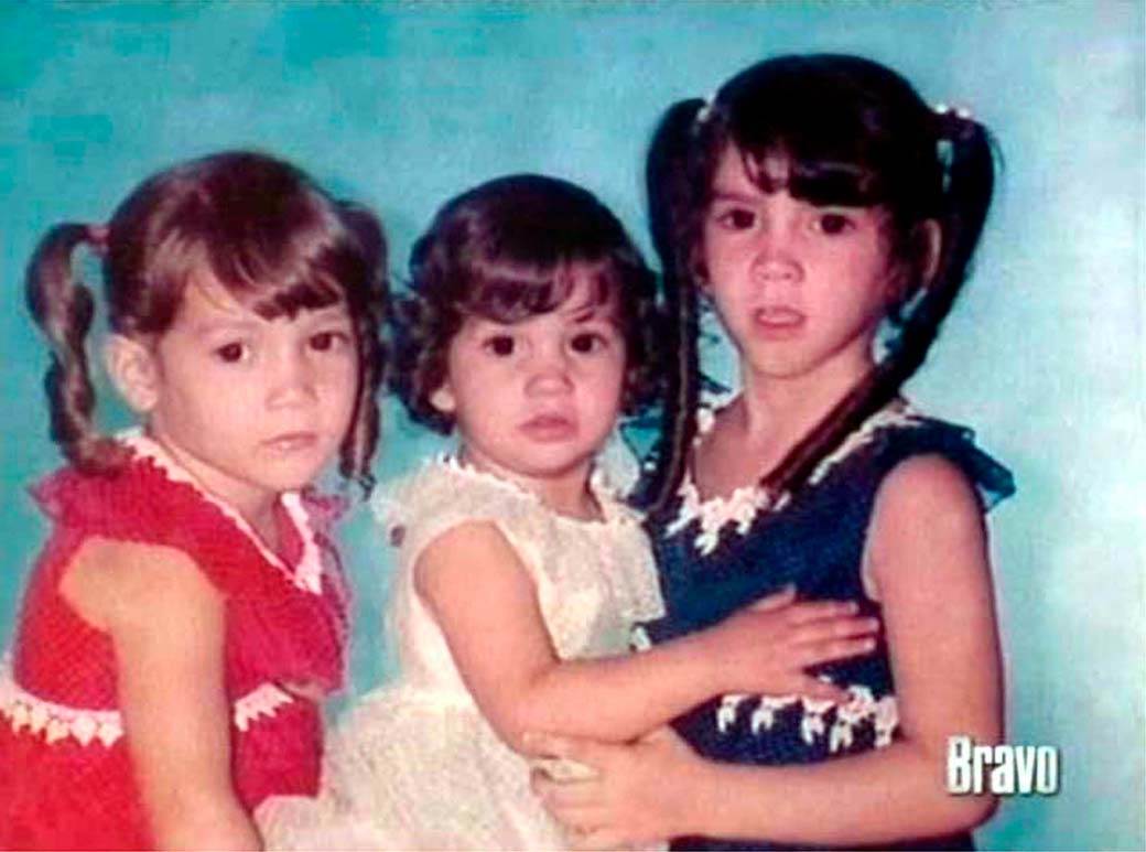 Dženifer, Linda i Lesli kada su bile male 