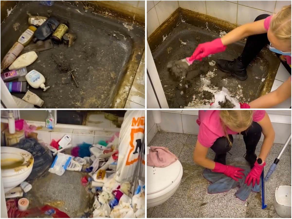  Katarina oprala kupatilo koje nije očišćeno 5 godina video 