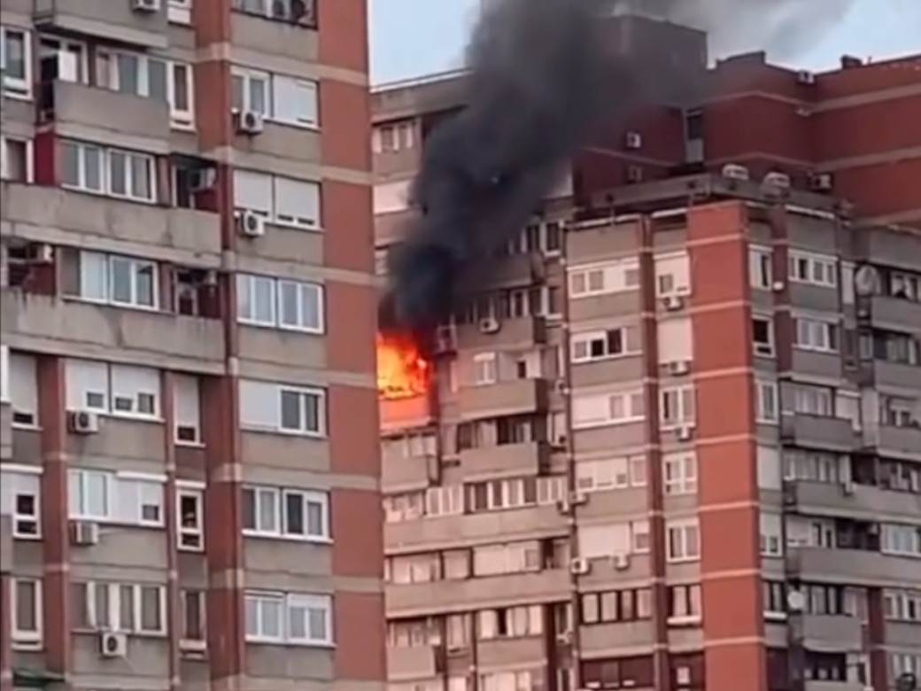  Požar na Novom Beogradu 