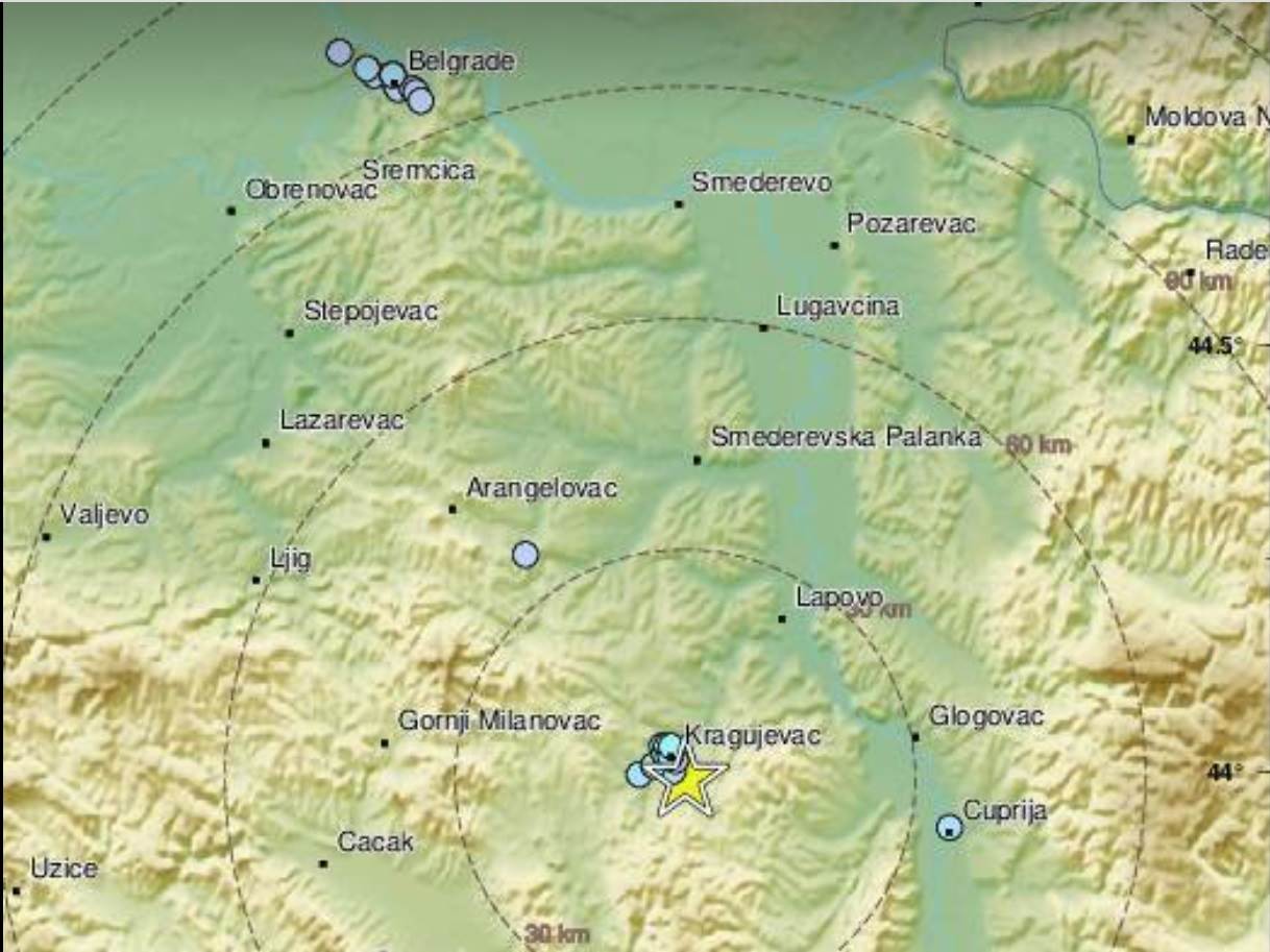  Zemljotres u Kragujevcu 