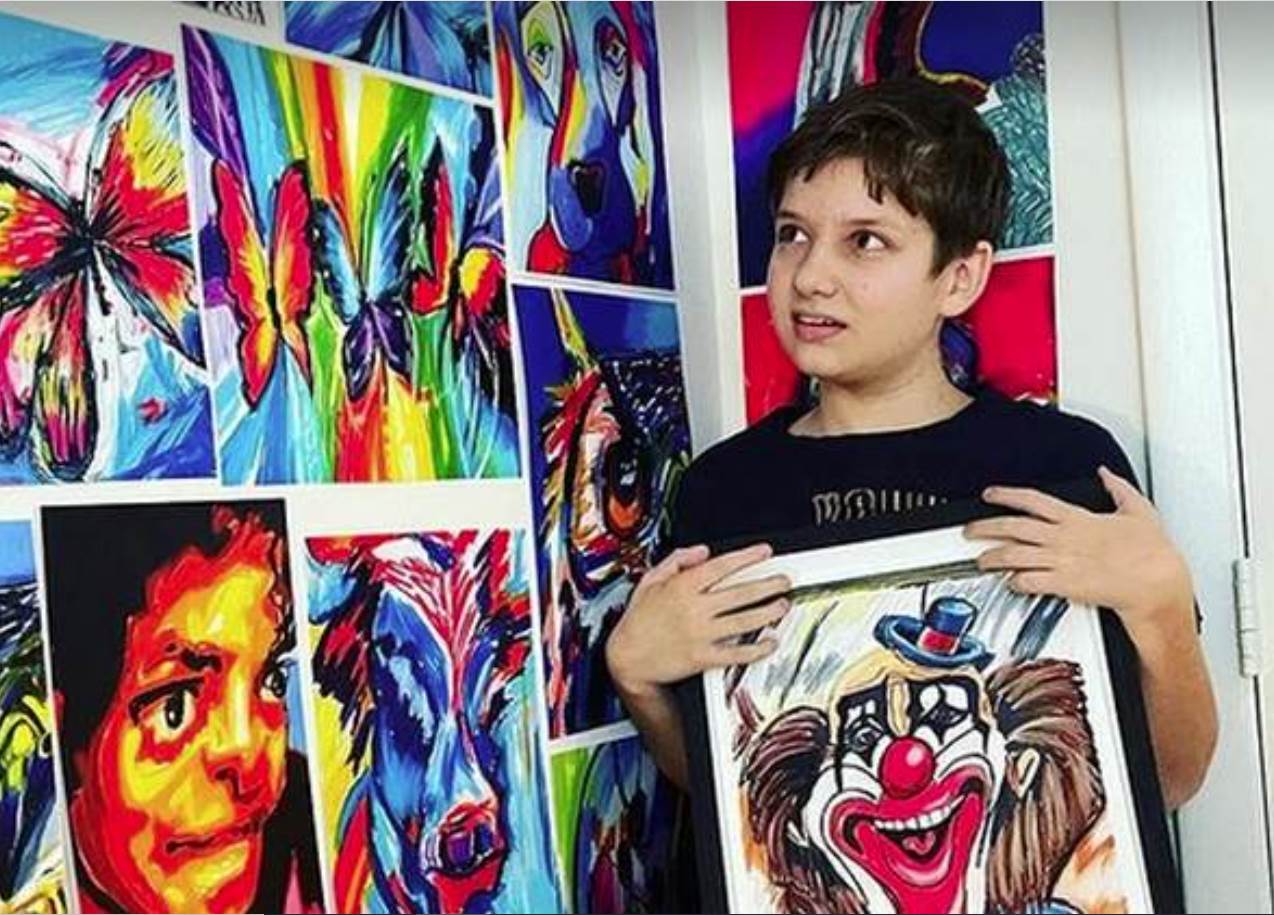  viktor bevanda decak sa autizmom slikar ekspresionizam 
