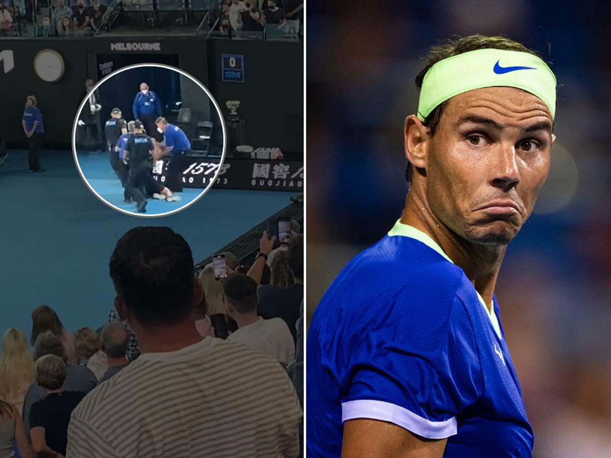  Navijač prekinuo meč Medvedeva i Nadala Australijan open 