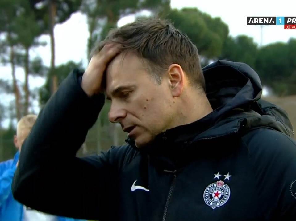  Stanojević ljut Partizan prima golove kao pioniri 