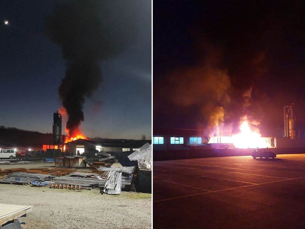  Požar u fabrici u Beočinu 
