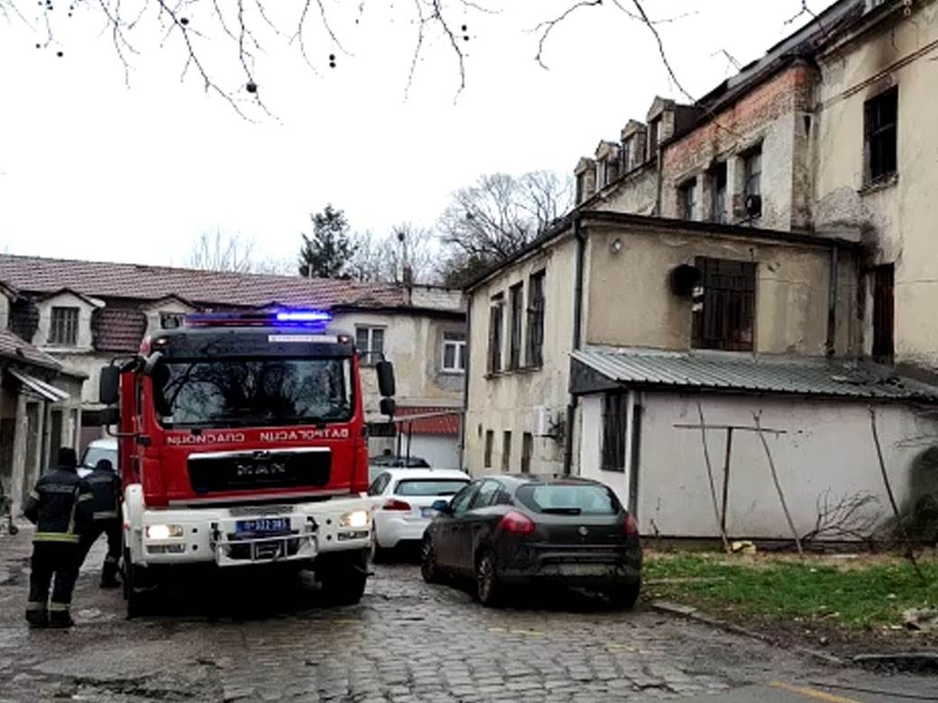  Snimci požara kod Infektivne klinike u Beogradu 