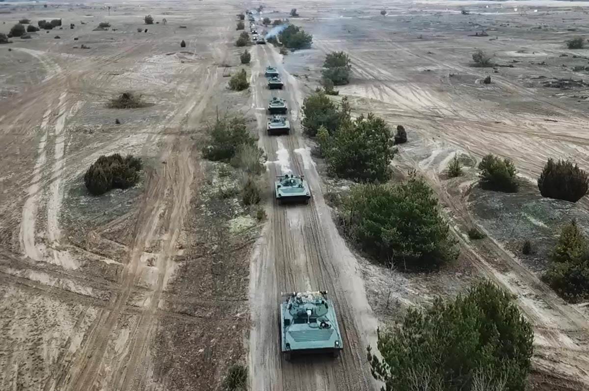  Kolona ruskih tenkova ide prema KIjevu 