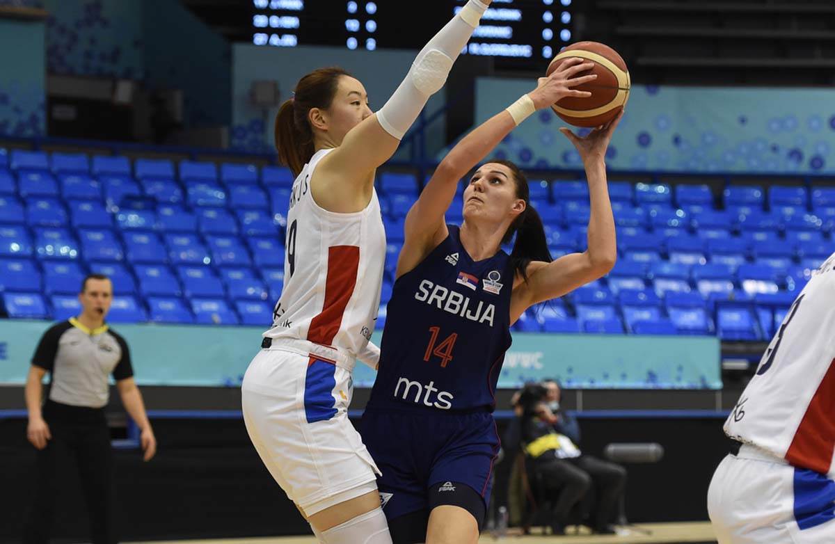  Košarkašice Srbije pobedile Južnu Koreju 