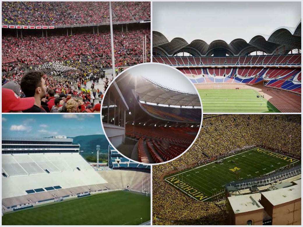  Pet najvećih stadion na svetu 