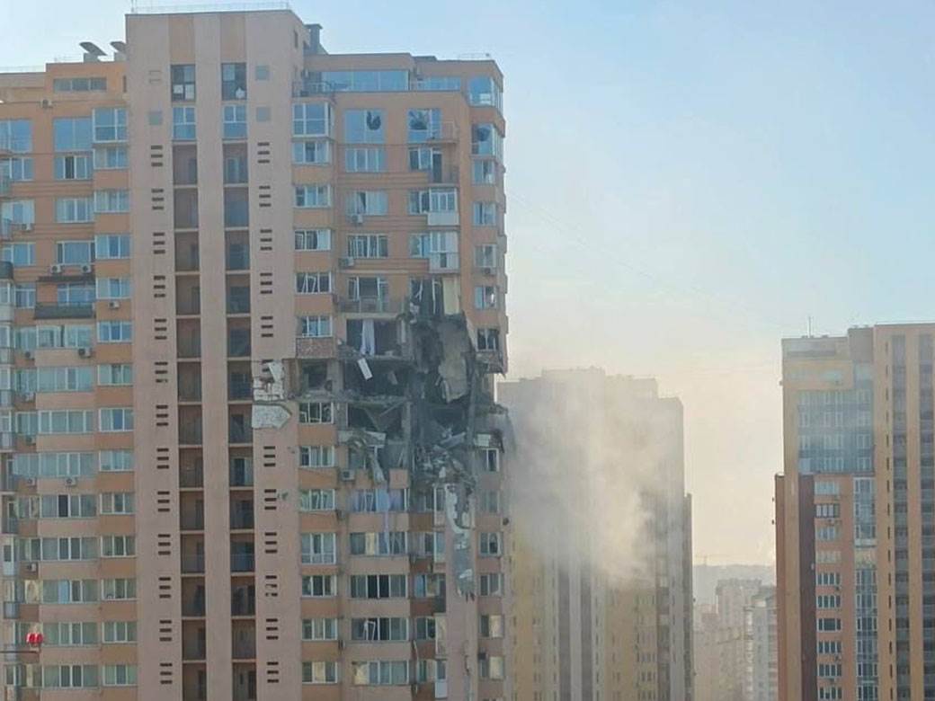  Porušene stambene zgrade u KIjevu 