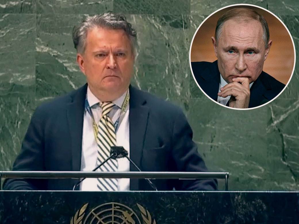  Ukranijski ambasador u UN poručio Putinu da se ubije 