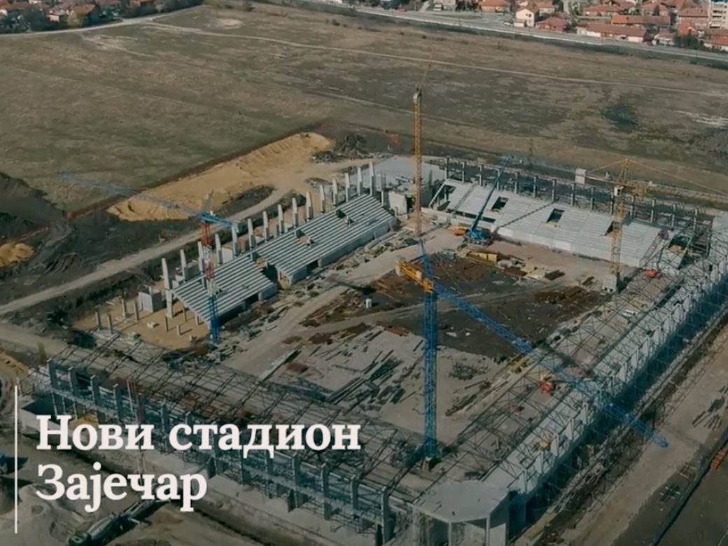  Do kraja godine Srbija dobija stadionu u Zaječaru Srbija 2022 
