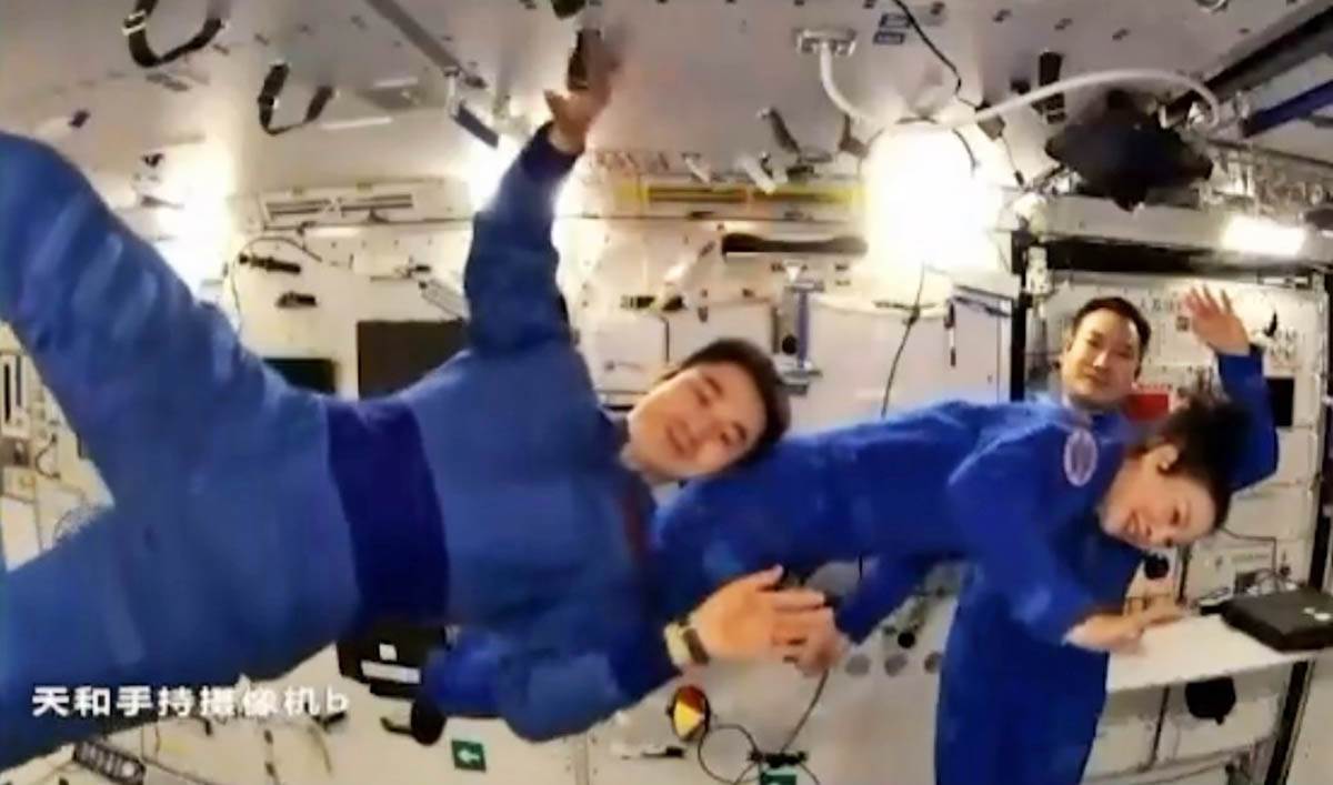  Druga lekcija sa svemirske stanice Tijengung VIDEO 